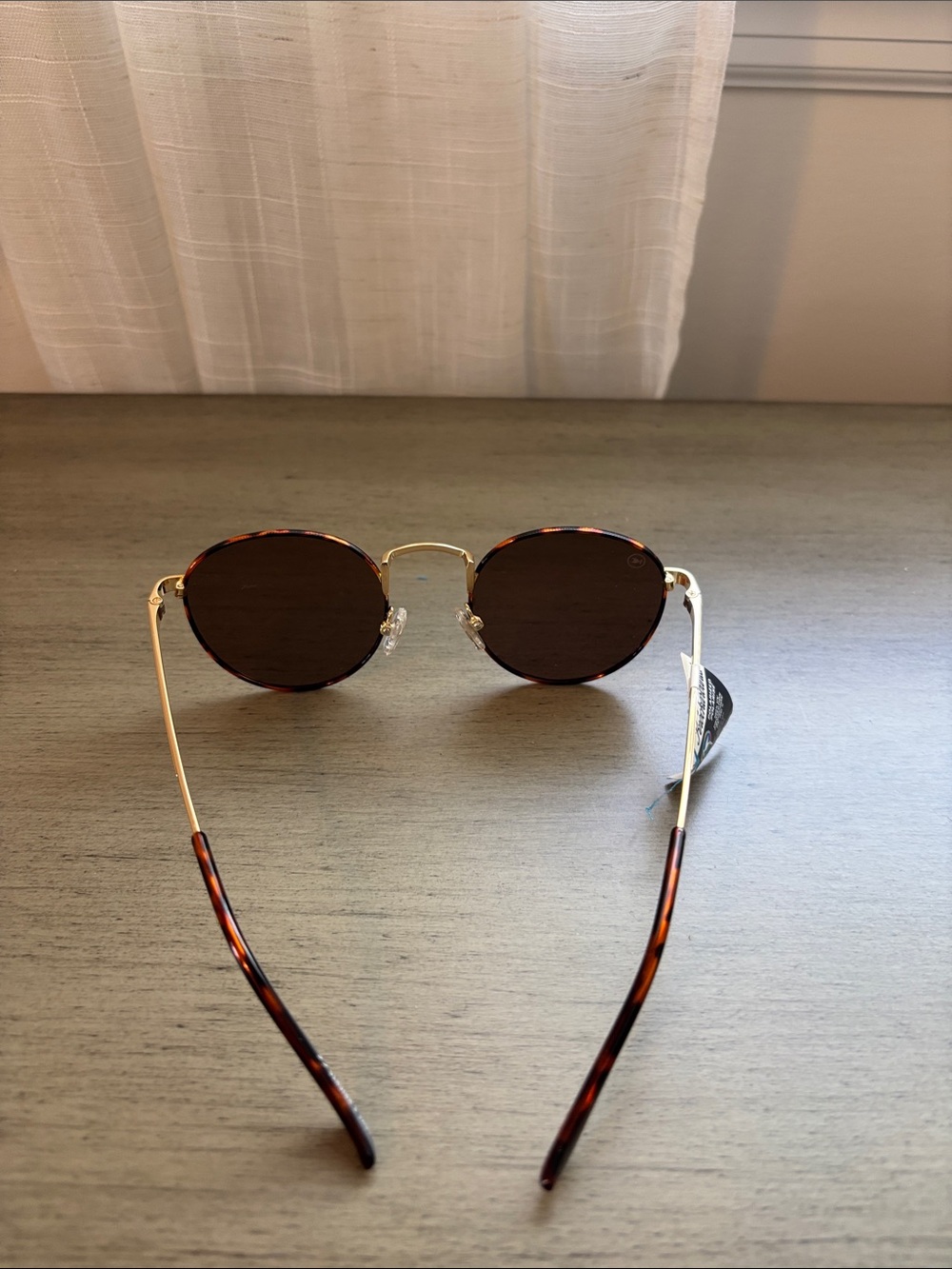 “KNOCKAROUND”   BRAND NEW WITH TAGS Tortoiseshell Sunglasses with Gold Frames - Picture 3 of 5